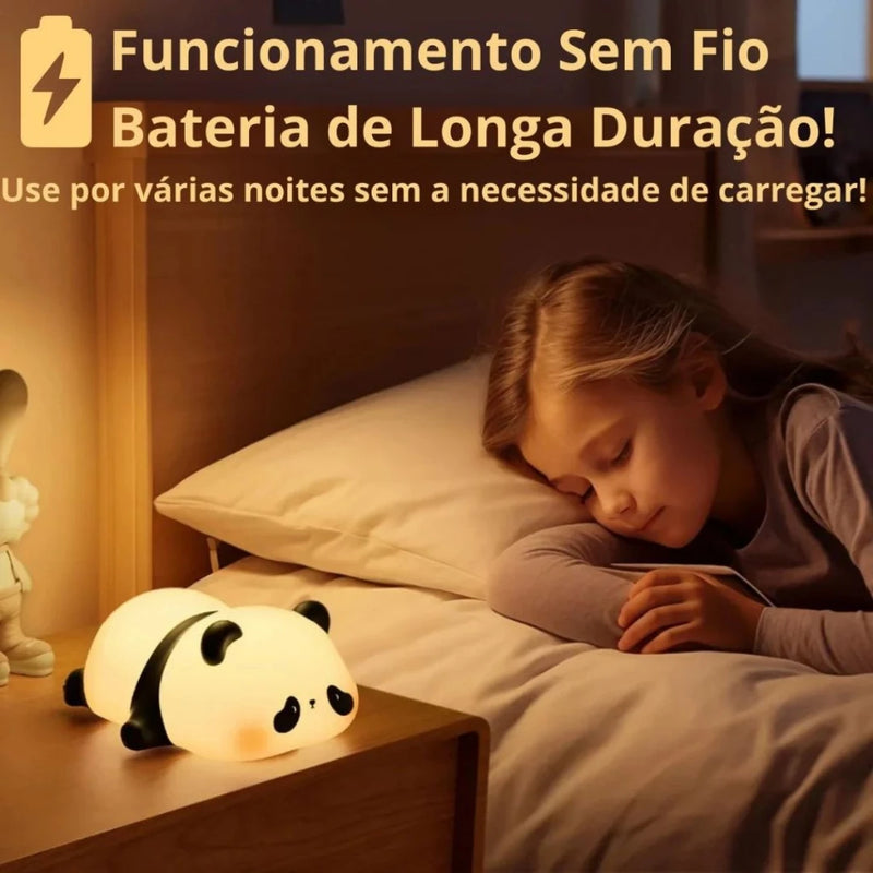 Luminaria Noturna Fofinha de Silicone Divertida